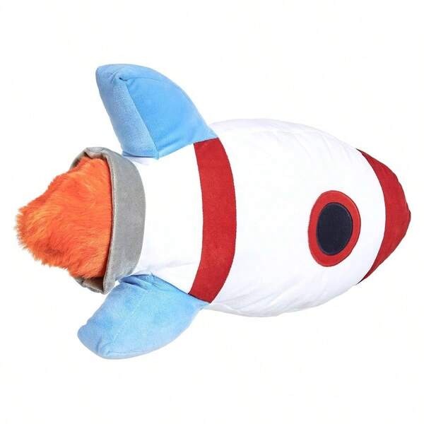 Basics Space Rockets Decorative Pillow Spaceship Polyester Assorted 41.9 Cm X 10.1 Cm