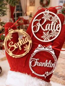 1 قطعة/3 قطع/5 قطع زخرفة عيد الميلاد الخشبية المخصصة 2025 - كرة زخرفية مخصصة بالليزر، ديكور عيد الميلاد، قلادات شجرة العطلات، هدية عيد الميلاد الأولى الفريدة ل- له، لها وللعائلة، هدية عيد الميلاد، ديكور عيد الميلاد، ديكورات عيد الميلاد المخصصة، ديكور شجرة عيد الميلاد المخصصة، ديكور خشبي/أكريليك، حياة أنيقة، حياة فنية