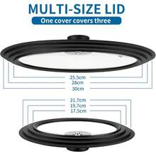 Tapa Universal, Tapa de Silicona de Repuesto, Tapa Universal para Ollas y Sartenes - 1 - Ver 6