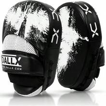 Guantes deportivos de punzonado, con gancho y jab curvados para entrenamiento de artes marciales, karate, kickboxing, Muay Thai con correas ajustables ventiladas - BLANCO - Ver 13