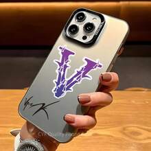 Fashion Brand V-VRUNK Phone Case Covercompatible with Apple 11 12 13 14 15 16Pro Max Plus Protect Plating Phone Cover,Covercompatible with  17 Hülle, 17 pro Hülle, 17 promax Hülle
