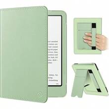 Fintie Kindle Case For 7"/6.8" Paperwhite (12th/11th Gen, 2024/2021), Kindle Colorsoft Signature – Slim Foldable Stand Cover With Hand Strap, Auto Sleep/Wake, Vintage Brown – Fits Kindle Case Paperwhite 12th Gen, 11th Generation, 7 Inch, With Handle & Card Slot - Sage Green - 查看 11