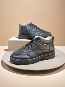 Herren Neue Utility Schuhe, Niedrig, Dicke Sohle, Lässig Lederschuhe, Bequem, Weich, Lässig Schuhe, Schnürung, Importiert, Kochschuhe, Business-Casual Schnürlederschuhe für Herren