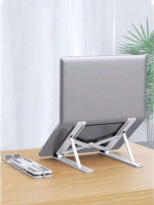 Laptop Computer Bracket, Ergonomic Portable Ipad, Mobile Phone Plastic Bracket 10 Angle Adjustable,16 Inch Laptop Computer Bracket Aluminum Alloy Raise Table Lift Portable Radiator Mobile Computer Folding Bracket, Suitable For Office, Study Bedroom And Travel