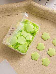1 Pack Portable Disposable Petal Soap Papers, Mini Antibacterial Scented Soap Sheets, 4 Plant-Derived Fragrances, Rich Lather For Convenient Cleansing