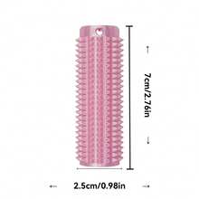 Little Ouchies Keychain Portable Vibrant Colors Stim Tool With Firm Plastic Spikes For Anxiety & Stress Relief Clip To Keys For On-The-Go Comfort Pain Stimulation Lmpulse Management - Pink - View 2