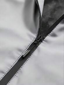 Men's Winter Ski Jacket, Waterproof Windproof Warm Lined Detachable Hooded Warm Winter Coat, Suitable For Skiing, Hiking, Camping, Mountain Climbing - Light Grey - View 6