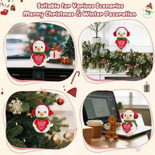 1pc Handmade Crocheted Desktop Decor Snowman Ornament, Cute Design As Birthday Gift For Best Friend, Girlfriend, Sister, Mom, Grandma, Coworker, Family, Positive Vibes, Party, Halloween, Christmas, Kids Plush Doll, Room Decoration, Small Gift, Souvenir