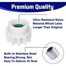 3 Pack Pedal Bearing OCedar Mop Bucket - Easy Fix 90 Rotation Mop Bucket On Market, Compatible With Mop Pedal Clutch Bearing Repair Kit - Initial - View 4