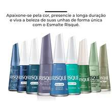 Kit Of 10 Risqué Nail Polishes In Various Shades Of Blue And Green Wholesale - 10 colores - Ver 2