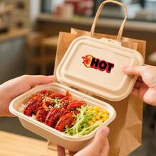 POJHK  Fluorescent Red Hot Stickers Hot Flame Shaped Fire Shape Labels Marking Popular Items For Restaurant Supermarkets Stores Shops 500pcs (Big) - 紅1 - 查看 3