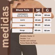 Women's Tulle Blouse With Long Sleeves And Versatile See-Through - Unta - View 6