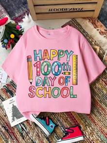 Young Girls T-Shirts - Pink - View 1
