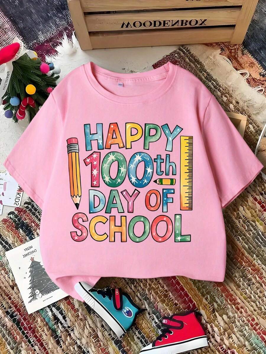 Young Girls T-Shirts - Pink - View 1