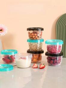 1 Stück Kühlschrankbox mit Frischhaltefunktion, multifunktionale versiegelte Lebensmittelaufbewahrungsbox, versiegelte Box, Aufbewahrungsbox für trockene Obst- und Gemüsesnacks