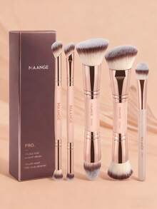 MAANGE 1pc/5pcs/9pcs/13pcs Makeup Tool And Brush Set, Including Foundation Brush, Blush Brush, Eyeshadow Brush, Eyebrow Brush, Powder Brush, Highlighter Brush, Contour Brush, Concealer Brush, And Powder Puff Accessories Gifts For Women&Girls,Makeup Accessories Gifts For Friends
