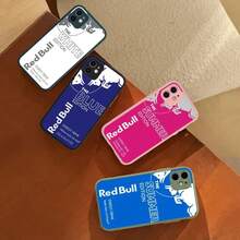Fashion R-Red B-Bull Logo Phone Case Cover Compatible With  16 15 14 X XR XS 7 8 Plus 11 12 13 Pro MAX 13mini Matte Shockproof Case, Cover Compatible With  17 Pro Case,  17 Pro Max Case,  17 Case,  16 Pro Case - Z4 - Xem 1