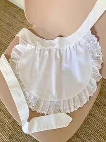 1/2pcs Maid Apron Costume, Waitress/Server Uniform, Cute Princess Style Apron, Chinese Chef Apron - Multicolor - View 8