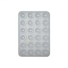 1/2/3/4/5/10/50个硅胶双面手机吸盘方形手机支架每侧24个吸盘20种颜色可选双面加厚通用适用于办公桌、瓷砖和浴室墙壁 - 彩色 - 查看 39