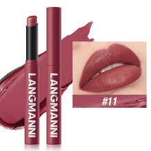 12 Colors Matte Twist-Up Lipstick, Velvety Texture Long-Lasting Pigmented, Suitable For Halloween, Christmas, Party And Gathering - 彩色 - 查看 13