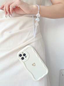 1 pieza Correa de muñeca con corazón dorado + 3 piezas Correa de muñeca con corazón, adecuada para Samsung Galaxy S25 Ultra, S24 FE, S24 Ultra, compatible con Samsung A26, A15/A35-5G/A17, S24 Cream, A54/A07 Soft, A56/S25/A36 Correa con corazón, A55/A13-4G/S22/S22 Ultra/S23 Correa, A05s/S23Plus/A16/A34/A25/A24/S21FE