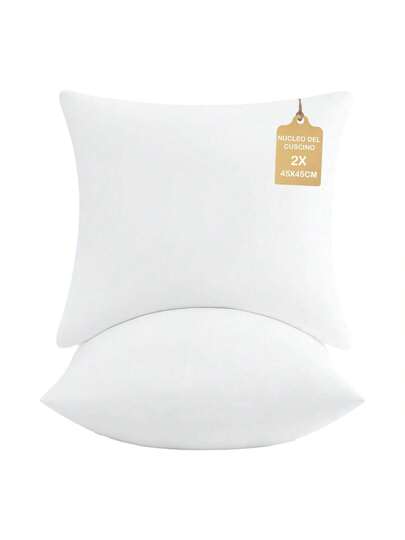 Farfallarossa Wit Kussen Core Pieces Ultra Zachte Hypoallergenic Pillow, Cervical Support, Breathable Com Tafel Double Bed Pillowcases view 8