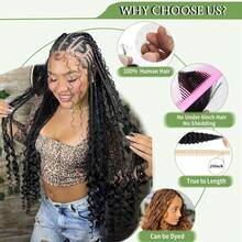 Lsybeauty 4 Bundles/Pack 4P27# Piano HighLight Human Braiding Hair For Boho Braids Human 45g/Pack 16/20 Inch Curly Boho Hair For Braiding Knotless 12A Deep Wave Bulk Bohemian - 4#+27#((2 of each color) - 查看 6