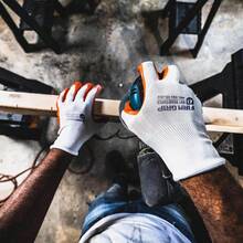 Large Nitrile Coated Work Gloves (5 Pack)-Great For Outdoor, Construction And DIY Projects - trái cam - Xem 5