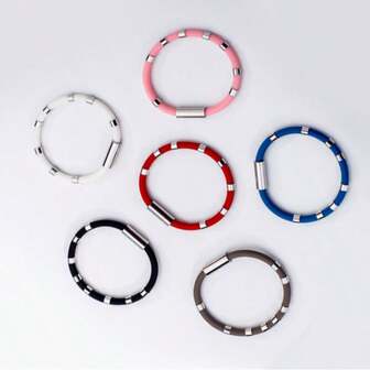 สายรัดข้อมือซิลิโคนป้องกันไฟฟ้าสถิตย์ - สร้อยข้อมือกีฬาแม่เหล็กอเนกประสงค์สำหรับการป้องกันไฟฟ้าสถิตย์ทุกวัน