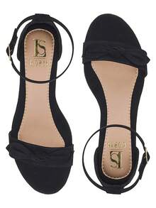 Loris Shoes Oficial Women Heeled Sandals - màu đen - Xem 6