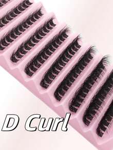 110Pcs Clusters Individual Lashes Soft Natural Faux Mink False Eyelashes 8-16MM Mix DIY Eyelash Extension Lash Clusters, Eyelash Clusters, Individual Eyelashes, Lashes, Fake Lashes - D - View 4