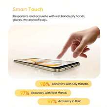 Realme Note 70T 智能手机，全球版，4+256GB/4+128GB 存储，6000mAh 大电池，4G 网络，15W 快充，6W 反向充电，24GB 动态内存，90Hz 爱眼显示屏，300% 超级音量 AI 相机 - 金色（不含充电器） - 金色 - 查看 7