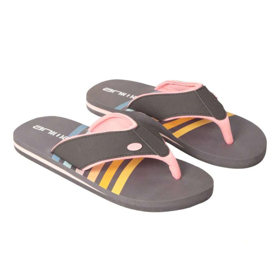 Animal Womens/Ladies Swish Flip Flops (Grey) - 100% Mixed - (MW3802) - Grey - View 1