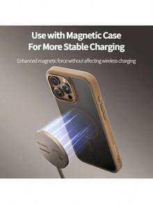 MOMAX Bộ sạc không dây từ tính UD32L đạt chứng nhận Qi2 với khả năng sạc nhanh không dây tối đa 15W, lực từ mạnh 5200Gs cho khả năng hấp thụ ổn định và thiết kế siêu mỏng 0,8cm tương thích với hệ sinh thái MagSafe. - Titan - Xem 5