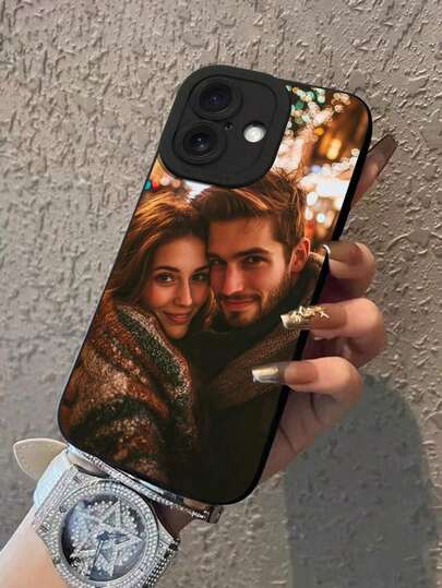 1pc Customizable Full Print Black Eye Design Phone Case, Fashionable, Colorful, Retro, Cute, Compact, Fun, Personalized, Compatible With Apple 17, 16, Pro Max/16 Pro/15 Pro Max/14 Pro Max/13 Pro Max/A12/A13/A14/A15/A52/A54/A55, Redmi 15, 13C, 15C, OPPO A15/A17, Honor X6A/X7B/X8B/X6, S23 Ultra/S24 Ultra/A52S, VIVO, OPPO, Redmi, Suitable For Birthday, Graduation, Wedding, Commencement, Mother's Day, Father's Day