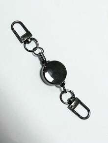 1个防盗金属伸缩钥匙链，弹性钥匙链，护士/办公室/学生证件套，登山扣，汽车钥匙链，男女通用礼物 - 彩色 - 查看 14