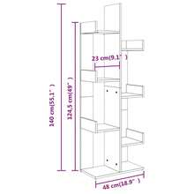 Bookcase - חום - ראה 5
