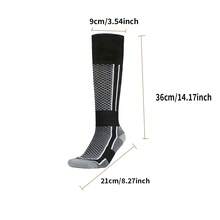1 Pair Outdoor Ski Socks, Thick Warm Towel Bottom Sports Socks For Men And Women, Autumn/Winter - Multicolor - View 6