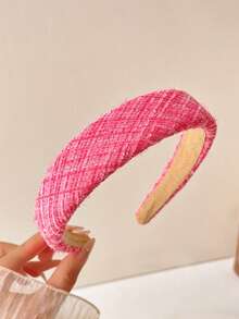 1pc Wide Hair Hoop, Fashion Dopamine Colorful Headband, Versatile For Outdoor And Face Washing, Hair Accessories For Girls