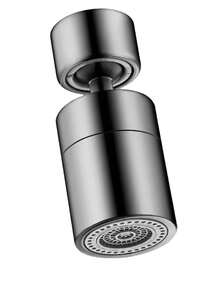 Aireador, rotación de ángulo grande de 80 grados, accesorio de grifo de cocina de doble función, material de latón pulido y ABS, rotación de 360 grados, tipo universal (5.6 X 1.3 pulgadas) - Multicolor - Ver 11
