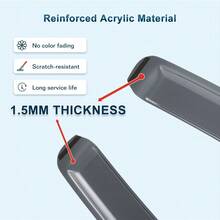 Wind Deflectors FOR FIAT 500 Or Fiat ABARTH 3-Doors 2007-On 2pc Tinted + Clips - por defecto - Ver 8