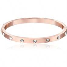 Set In Stone Hinged Bangle