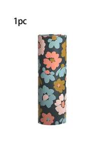 4pcs/1pc Car Tissue Box, Compact Round Car Paper Towel Holder, Floral Pattern, Easy To Use Car Tissue Dispenser - Multicolor - View 13