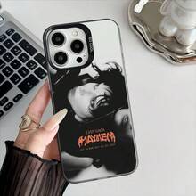 Funda de Teléfono Singer L-Lady G- para Apple 11 12 13 14 15 16Pro Max Plus, Cubierta Protectora Plateada - Z4 - Ver 2