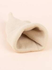 1/2 piezas Gorro de punto con cuernos dobles de dibujos animados lindos y cálidos para niños/bebés, gorro de punto versátil