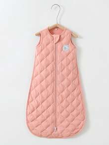 1 Stück Baumwoll-Einfarbiger Säuglingsschlafsack, Baby Weste Schlafsack, gepolstert für Herbst/Winter, geeignet für alle Jahreszeiten, Neugeborenen Wickeltuch, Säuglingsdecke, Neugeborenen Kleidung, Neugeborenen Kinderbett, Neugeborenes Baby, Baby Schlafsack, Baby Winter Schlafsack, Kinder Schlafsack, Baby Mädchen, Baby Schlafsack, Baby Jungen, Baby Wickel Schlafsack, Baby Schlafsack, Personalisierte Neugeborenen Nachtwäsche, Neugeborenen Romper