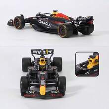 Burago 1:43 Oracle Red Bull Racing RB20 N.º 1 Max Verstappen Coche de Modelo a Escala de Aleación Fundida, Modelo de Coche de Carreras de Fórmula 1, Regalo Perfecto para Vacaciones y Cumpleaños - RB20-#1 - Ver 4