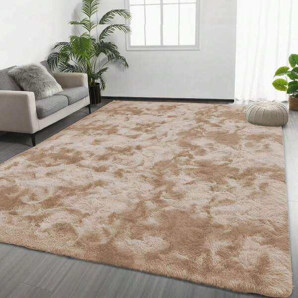 1 pieza de alfombra de sala de estar ultra suave y gruesa, esponjosa, suave, cómoda, elegante, disponible en varios tamaños y colores. La alfombra se puede usar para decoración de dormitorio, comedor, sala de estar y oficina, decoración del hogar