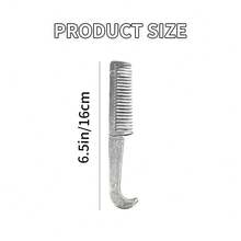 金属马刷，用于梳理鬃毛和尾巴 - 防止缠结，马用金属宠物美容刷。宠物用品。