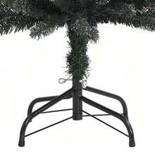 vidaXL Künstlicher Weihnachtsbaum Mit Ständer, Schlank, Grün, 150 Cm, PVC - Grey - View 5